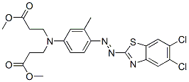 methyl N-[4-[(5,6-dichloro-2-benzothiazolyl)azo]-3-methylphenyl]-N-(3-methoxy-3-oxopropyl)-beta-alaninate CAS#: 79044-54-5