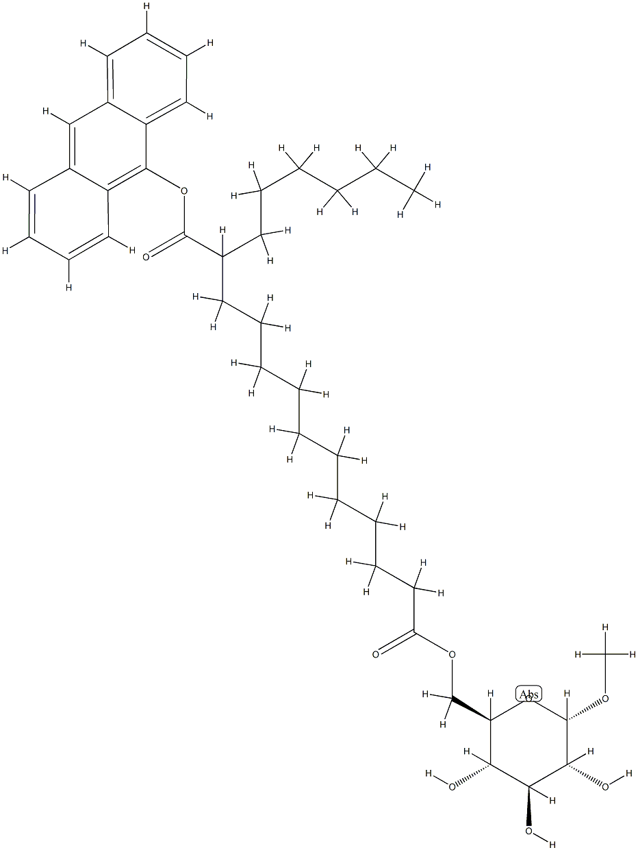 methyl alpha-D-6-(12-(9-anthroyl)stearoyl)glucoside CAS#: 76282-99-0