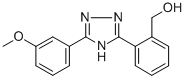o-[5-(m-Methoxyphenyl)-1H-1,2,4-triazol-3-yl]benzyl alcohol CAS#: 75318-77-3