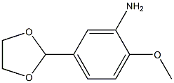 o-Anisidine, 5-(1,3-dioxolan-2-yl)- (5CI) CAS#: 780774-01-8