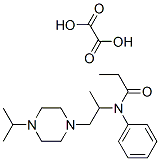 oxalic acid, N-phenyl-N-[1-(4-propan-2-ylpiperazin-1-yl)propan-2-yl]pr opanamide CAS#: 77562-96-0