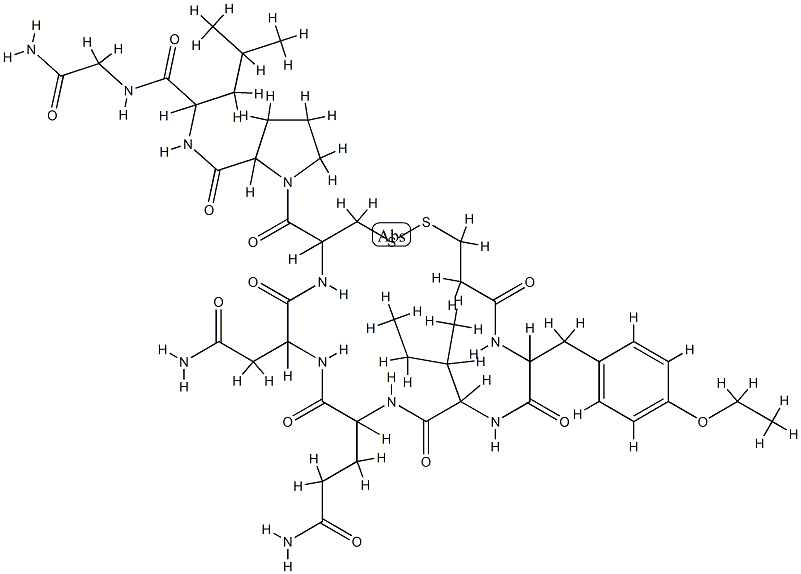 oxytocin, 1-desamino-(O-Et-Tyr)(2)- CAS#: 77648-79-4
