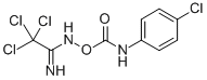 p-Chlorocarbanilic acid 2,2,2-trichloroacetimidoylamino ester CAS#: 73623-04-8