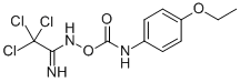 p-Ethoxycarbanilic acid 2,2,2-trichloroacetimidoylamino ester CAS#: 73623-15-1