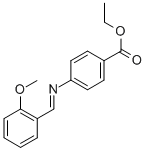 p-(o-Methoxybenzylidene)aminobenzoic acid ethyl ester CAS#: 73713-66-3
