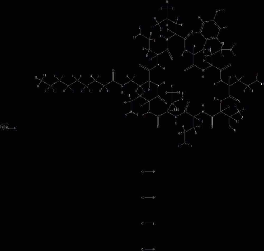 pelargonoyl cyclic decapeptide polymyxin M(1) CAS#: 77554-83-7