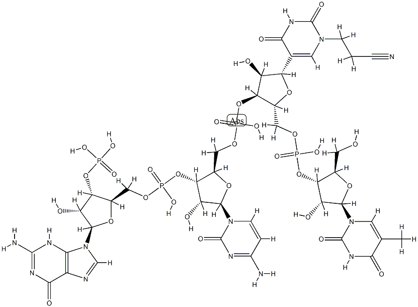 ribosylthymine phosphate-pseudouridine phosphate-cytidine phosphate-guanosine phosphate CAS#: 76939-72-5