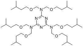 s-Triazine-1,3,5-triamine, hexakis(isopentyloxymethyl)- CAS#: 73953-86-3