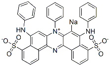 sodio-5,9-dianilino-7-phenyl-4,10-disulphonatodibenzo[a,j]phenazinium CAS#: 72379-52-3