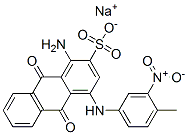sodium 1-amino-9,10-dihydro-4-[(4-methyl-3-nitrophenyl)amino]-9,10-dioxoanthracene-2-sulphonate CAS#: 79817-77-9