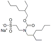 sodium 2-ethylhexyl (2-ethylhexyl)(2-sulphonatoethyl)carbamate CAS#: 72845-89-7