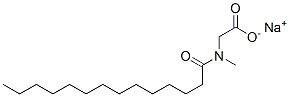 sodium 2-(methyl-tetradecanoyl-amino)acetate CAS#: 75195-11-8