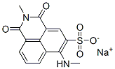 sodium 2,3-dihydro-2-methyl-6-(methylamino)-1,3-dioxo-1H-benz[de]isoquinoline-5-sulphonate CAS#: 73263-39-5