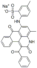 sodium 4-[(1-benzoyl-2,7-dihydro-4-methyl-2,7-dioxo-3H-dibenz[f,ij]isoquinolin-6-yl)amino]toluene-3-sulphonate CAS#: 72152-48-8