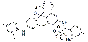 sodium [[6'-[(2,4-dimethylphenyl)amino]spiro[3H-2,1-benzoxathiole-3,9'-[9H]xanthene]-3'-yl]amino]xylenesulphonate S,S-dioxide CAS#: 72139-04-9