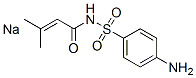 sodium N-[(4-aminophenyl)sulphonyl]-3-methylbut-2-enamide CAS#: 78739-59-0