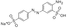 sodium hydrogen 4-aminoazobenzene-3,4'-disulphonate CAS#: 74543-21-8