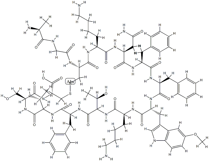 somatostatin, 5-methoxy-Trp(8)- CAS#: 76689-49-1