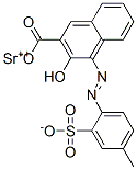 strontium 3-hydroxy-4-[(4-methyl-2-sulphonatophenyl)azo]-2-naphthoate CAS#: 73612-29-0