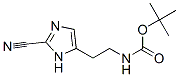 tert-Butyl 2-(2-cyano-1H-imidazol-5-yl)ethylcarbamate CAS#: 74419-84-4