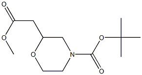 tert-butyl 2-(2-methoxy-2-oxoethyl)morpholine-4-carboxylate CAS#: 766539-39-3