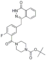 tert-butyl 4-(2-fluoro-5-((4-oxo-3,4-dihydrophthalazin-1-yl)Methyl)benzoyl)piperazine-1-carboxylate CAS#: 763114-04-1