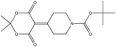 tert-butyl 4-(2,2-dimethyl-4,6-dioxo-1,3-dioxan-5-ylidene)piperidine-1-carboxylate CAS#: 796113-35-4