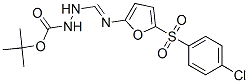 tert-butyl N-[[(E)-[5-(4-chlorophenyl)sulfonyl-2-furyl]iminomethyl]ami no]carbamate CAS#: 75745-76-5