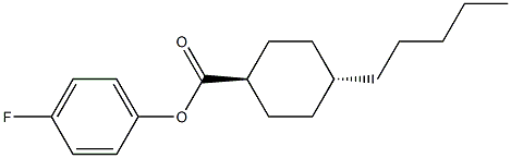 trans-4-Pentylcyclohexanecarboxylic acid 4-fluorophenyl ester CAS#: 79912-83-7