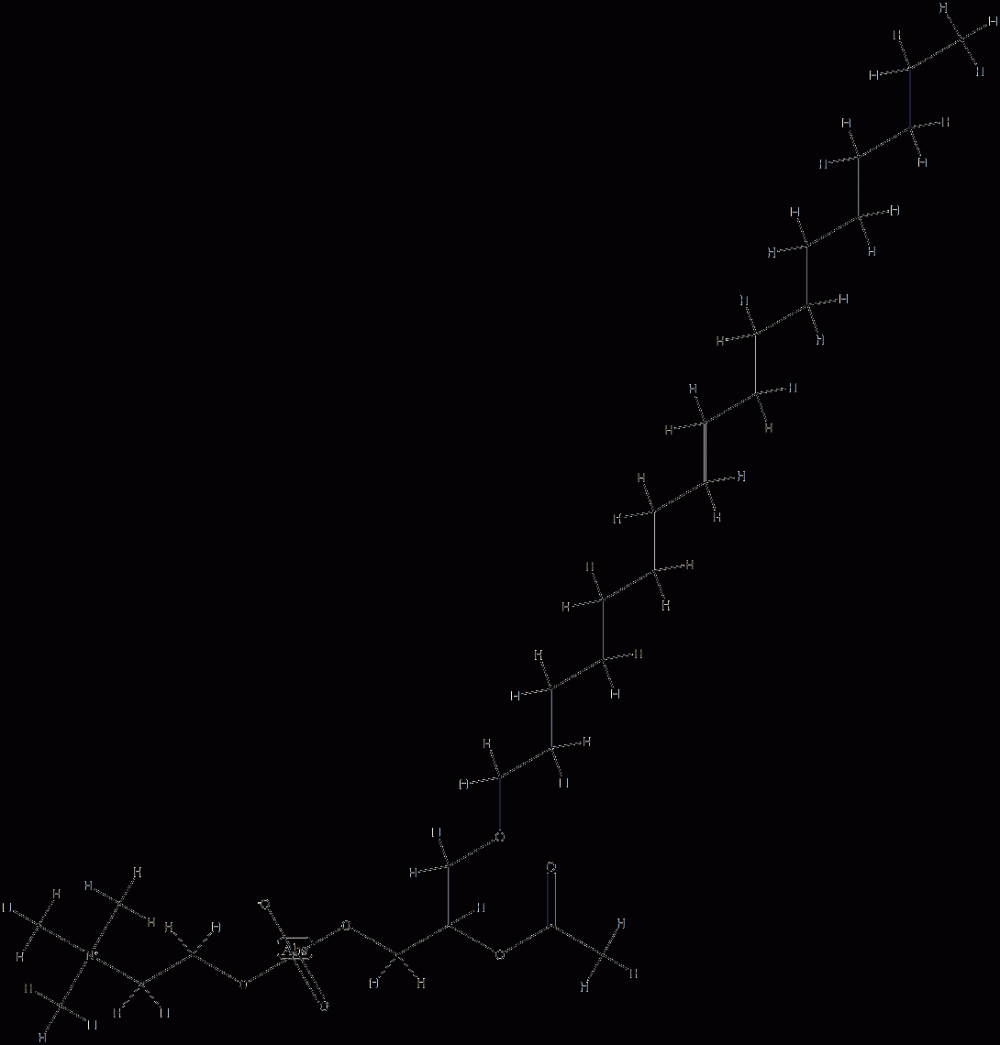 1-0-octadecyl 2-0-acetyl sn-glycero-3-phosphorylcholine CAS#: 85733-91-1