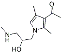 1-[1-(2-HYDROXY-3-METHYLAMINO-PROPYL)-2,4-DIMETHYL-1H-PYRROL-3-YL]-ETHANONE CAS#: 825608-34-2