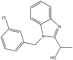 1-[1-(3-chlorobenzyl)-1H-benzimidazol-2-yl]ethanol CAS#: 838877-62-6