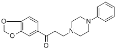 1-(1,3-BENZODIOXOL-5-YL)-3-(4-PHENYLPIPERAZINO)-1-PROPANONE CAS#: 84707-48-2