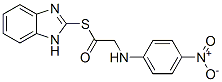 1-(1H-benzoimidazol-2-ylsulfanyl)-2-[(4-nitrophenyl)amino]ethanone CAS#: 83408-85-9