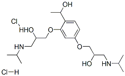 1-[2-(1-hydroxyethyl)-5-[2-hydroxy-3-(propan-2-ylamino)propoxy]phenoxy ]-3-(propan-2-ylamino)propan-2-ol dihydrochloride CAS#: 87049-33-0
