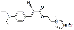 1-[2-[[2-cyano-3-[4-(diethylamino)phenyl]-1-oxoallyl]oxy]ethyl]-1-methyl-1Himidazolium chloride CAS#: 86014-85-9
