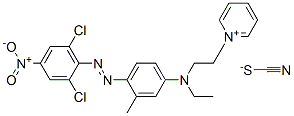 1-[2-[[4-[(2,6-dichloro-4-nitrophenyl)azo]-m-tolyl]ethylamino]ethyl]pyridinium thiocyanate CAS#: 84051-86-5