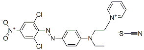 1-[2-[[4-[(2,6-dichloro-4-nitrophenyl)azo]phenyl]ethylamino]ethyl]pyridinium thiocyanate CAS#: 84051-84-3