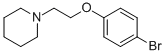 1-[2-(4-BROMO-PHENOXY)-ETHYL]-PIPERIDINE CAS#: 836-58-8