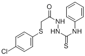 1-[2-(4-CHLOROPHENYLTHIO)ACETYL]-4-PHENYLTHIOSEMICARBAZIDE CAS#: 81863-61-8
