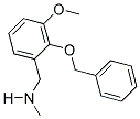 1-[2-(BENZYLOXY)-3-METHOXYPHENYL]-N-METHYLMETHANAMINE CAS#: 88741-41-7