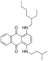 1-[(2-ethylhexyl)amino]-4-[(3-methylbutyl)amino]anthraquinone CAS#: 85959-19-9