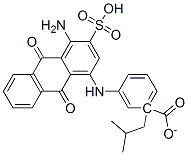 1-(2-methylpropyl) 3-[(4-amino-9,10-dihydro-9,10-dioxo-3-sulpho-1-anthryl)amino]benzoate CAS#: 85455-38-5