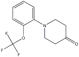 1-[2-(trifluoromethoxy)phenyl]piperidin-4-one CAS#: 821792-44-3