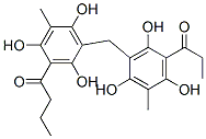 1-[2,4,6-Trihydroxy-3-methyl-5-[[2,4,6-trihydroxy-3-methyl-5-(1-oxopropyl)phenyl]methyl]phenyl]-1-butanone CAS#: 84633-06-7