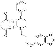 1-[3-(3,4-METHYLENEDIOXYPHENOXY)PROPYL]-4-PHENYL-PIPERAZINE MALEATE CAS#: 82900-57-0