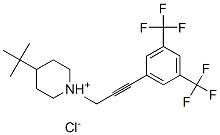 1-[3-[3,5-bis(trifluoromethyl)phenyl]-2-propynyl]-4-(tert-butyl)piperidinium chloride CAS#: 81613-60-7