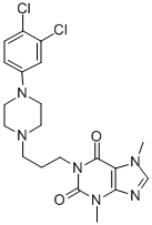 1-(3-(4-(3,4-Dichlorophenyl)-1-piperazinyl)propyl)theobromine CAS#: 81995-79-1