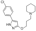 1-[3-[[5-(4-chlorophenyl)-1H-pyrazol-3-yl]oxy]propyl]piperidine CAS#: 86871-46-7