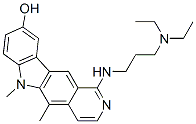 1-[[3-(Diethylamino)propyl]amino]-5,6-dimethyl-6H-pyrido[4,3-b]carbazol-9-ol CAS#: 83948-20-3